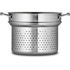 image:imageTramontina Signature TriPly Clad Stainless Steel 6Quart Braiser Pan with Lid InductionReady DishwasherSafe NSFCertified Made in BrazilPASTA INSERT