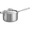 image:imageTramontina Signature TriPly Clad Stainless Steel 6Quart Braiser Pan with Lid InductionReady DishwasherSafe NSFCertified Made in BrazilSAUCE PAN