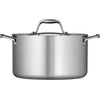 image:imageTramontina Signature TriPly Clad Stainless Steel 6Quart Braiser Pan with Lid InductionReady DishwasherSafe NSFCertified Made in BrazilSAUCE PAN