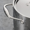 image:imageTramontina Signature TriPly Clad Stainless Steel 6Quart Braiser Pan with Lid InductionReady DishwasherSafe NSFCertified Made in BrazilSAUCE PAN