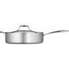 image:imageTramontina Signature TriPly Clad Stainless Steel 6Quart Braiser Pan with Lid InductionReady DishwasherSafe NSFCertified Made in BrazilSAUTE PAN