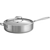 image:imageTramontina Signature TriPly Clad Stainless Steel 6Quart Braiser Pan with Lid InductionReady DishwasherSafe NSFCertified Made in BrazilSAUTE PAN