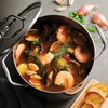 image:imageTramontina Signature TriPly Clad Stainless Steel 6Quart Braiser Pan with Lid InductionReady DishwasherSafe NSFCertified Made in BrazilSTOCK POT