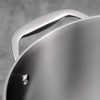 image:imageTramontina Signature TriPly Clad Stainless Steel 6Quart Braiser Pan with Lid InductionReady DishwasherSafe NSFCertified Made in BrazilSTOCK POT