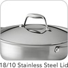 image:imageTramontina Signature TriPly Clad Stainless Steel 6Quart Braiser Pan with Lid InductionReady DishwasherSafe NSFCertified Made in BrazilUNIVERSAL PAN