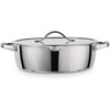 image:imageTramontina Tempo TriPly Base Stainless Steel 6Quart Braiser Pan with Glass Lid InductionReady OvenSafe DishwasherSafeBraiser
