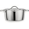 image:imageTramontina Tempo TriPly Base Stainless Steel 6Quart Braiser Pan with Glass Lid InductionReady OvenSafe DishwasherSafeDutch Oven