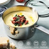 image:imageTramontina Tempo TriPly Base Stainless Steel 6Quart Braiser Pan with Glass Lid InductionReady OvenSafe DishwasherSafeSauce Pan