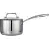 image:imageTramontina TriPly Clad Stainless Steel 8Piece Cookware Set with Glass Lids Pots and Pans Kitchen Set InductionReady DishwasherSafe NSFCertifiedSauce pan