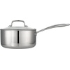 image:imageTramontina TriPly Clad Stainless Steel 8Piece Cookware Set with Glass Lids Pots and Pans Kitchen Set InductionReady DishwasherSafe NSFCertifiedSauce pan