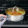 image:imageTramontina TriPly Clad Stainless Steel 8Piece Cookware Set with Glass Lids Pots and Pans Kitchen Set InductionReady DishwasherSafe NSFCertifiedSaute Pan