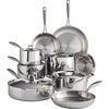 image:imageTramontina Signature TriPly Clad Stainless Steel 14Piece Cookware Set with Lids Pots and Pans Kitchen Set InductionReady DishwasherSafe NSFCertified Made in Brazil14Piece