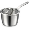 image:imageTramontina Tempo TriPly Base Stainless Steel 6Quart Braiser Pan with Glass Lid InductionReady OvenSafe DishwasherSafeSauce Pan