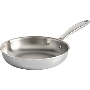 image:imageTramontina Signature TriPly Clad Stainless Steel 6Quart Braiser Pan with Lid InductionReady DishwasherSafe NSFCertified Made in BrazilFRY PAN