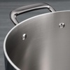 image:imageTramontina TriPly Clad Stainless Steel 6Quart Braiser Pan with Glass Lid InductionReady DishwasherSafe NSFCertifiedBraiser
