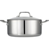 image:imageTramontina TriPly Clad Stainless Steel 6Quart Braiser Pan with Glass Lid InductionReady DishwasherSafe NSFCertifiedDutch Oven