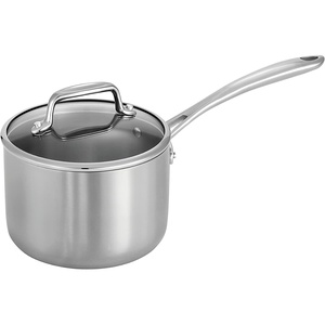 image:imageTramontina TriPly Clad Stainless Steel 6Quart Braiser Pan with Glass Lid InductionReady DishwasherSafe NSFCertifiedSauce pan
