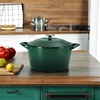 image:imageTramontina 7 Qt Enameled Cast Iron Covered Tall Round Dutch Oven Latte  80131353DSBasil