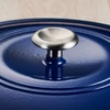 image:imageTramontina 7 Qt Enameled Cast Iron Covered Tall Round Dutch Oven Latte  80131353DSBlue