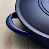 image:imageTramontina 7 Qt Enameled Cast Iron Covered Tall Round Dutch Oven Latte  80131353DSBlue