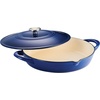 image:imageTramontina 7 Qt Enameled Cast Iron Covered Tall Round Dutch Oven Latte  80131353DSBlue