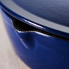 image:imageTramontina 7 Qt Enameled Cast Iron Covered Tall Round Dutch Oven Latte  80131353DSBlue