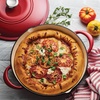 image:imageTramontina 7 Qt Enameled Cast Iron Covered Tall Round Dutch Oven Latte  80131353DSRed