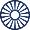 image:imageTramontina Bestow Enameled Cast Iron Round Trivet 7inches Blue Kitchen Potholder for Hot Pans Pots and DishesBlue