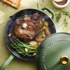 image:imageTramontina Bestow Enameled Cast Iron Skillet with Lid 12inch Frying Pan Cactus with Gold KnobCactus