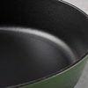 image:imageTramontina Bestow Enameled Cast Iron Skillet with Lid 12inch Frying Pan Cactus with Gold KnobCactus