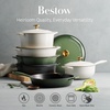 image:imageTramontina Bestow Enameled Cast Iron Skillet with Lid 12inch Frying Pan Cactus with Gold KnobCactus