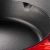 image:imageTramontina Bestow Enameled Cast Iron Skillet with Lid 12inch Frying Pan Cactus with Gold KnobRed