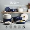 image:imageTramontina Bestow Enameled Cast Iron Skillet with Lid 12inch Frying Pan Cactus with Gold KnobRed