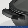 image:imageTramontina Utsava 23Quart PreSeasoned Cast Iron Kadai with Lid Small Kadhai Pot for Indian Cooking23Quart