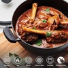 image:imageTramontina Utsava 23Quart PreSeasoned Cast Iron Kadai with Lid Small Kadhai Pot for Indian Cooking49Quart