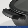 image:imageTramontina Utsava 23Quart PreSeasoned Cast Iron Kadai with Lid Small Kadhai Pot for Indian Cooking49Quart