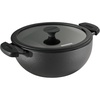 image:imageTramontina Utsava 23Quart PreSeasoned Cast Iron Kadai with Lid Small Kadhai Pot for Indian Cooking49Quart