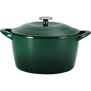 image:imageTramontina 7 Qt Enameled Cast Iron Covered Tall Round Dutch Oven Latte  80131353DSBasil