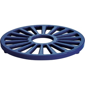 image:imageTramontina Bestow Enameled Cast Iron Round Trivet 7inches Blue Kitchen Potholder for Hot Pans Pots and DishesBlue