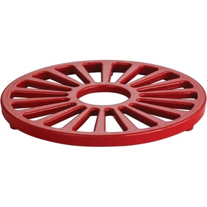 image:imageTramontina Bestow Enameled Cast Iron Round Trivet 7inches Blue Kitchen Potholder for Hot Pans Pots and DishesRed