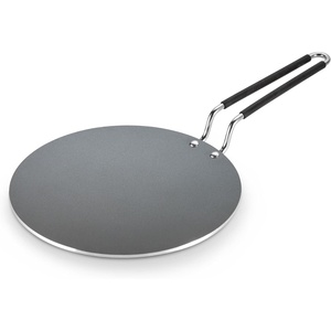 image:imageTramontina Utsava 105Inch TriPly Clad Stainless Steel CeramicCoated Curved Chapati Tawa Nonstick Concave Tava Pan for RotiStainless Steel