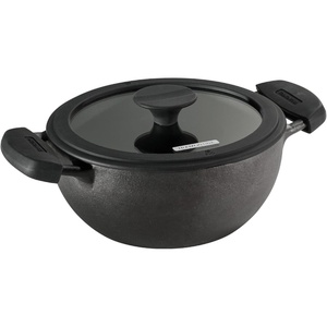 image:imageTramontina Utsava 23Quart PreSeasoned Cast Iron Kadai with Lid Small Kadhai Pot for Indian Cooking23Quart