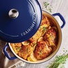 image:imageTramontina Bestow Enameled Cast Iron Dutch Oven Pot with Lid Round 55quart Cactus Gold KnobBlue