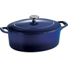 image:imageTramontina Bestow Enameled Cast Iron Dutch Oven Pot with Lid Round 55quart Cactus Gold KnobBlue