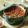 image:imageTramontina Bestow Enameled Cast Iron Dutch Oven Pot with Lid Round 55quart Cactus Gold KnobCactus