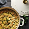 image:imageTramontina Bestow Enameled Cast Iron Dutch Oven Pot with Lid Round 55quart Cactus Gold KnobLatte