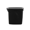 image:imageTramontina 2 Gallon Plastic Trash Bin with Step Pedal  Black  Durable Injection Molded Design Lid Liner and Steel Rod 81200020DS