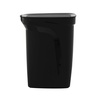 image:imageTramontina 25 Gallon Plastic Trash Bin with Step Pedal  Black  Durable Injection Molded Design Lid Liner and Steel Rod 81200022DS