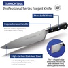 image:imageTramontina Pro Series Forged 8Inch Chef Knife Stainfree HighCarbon Steel Kitchen Knives for Cooking5Inch Santoku Knife