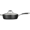 image:imageTramontina Ceramica Deluxe 5Quart Dutch Oven Pot with Lid Ceramic Non Stick OvenSafe Metallic BlackDeep Skillet